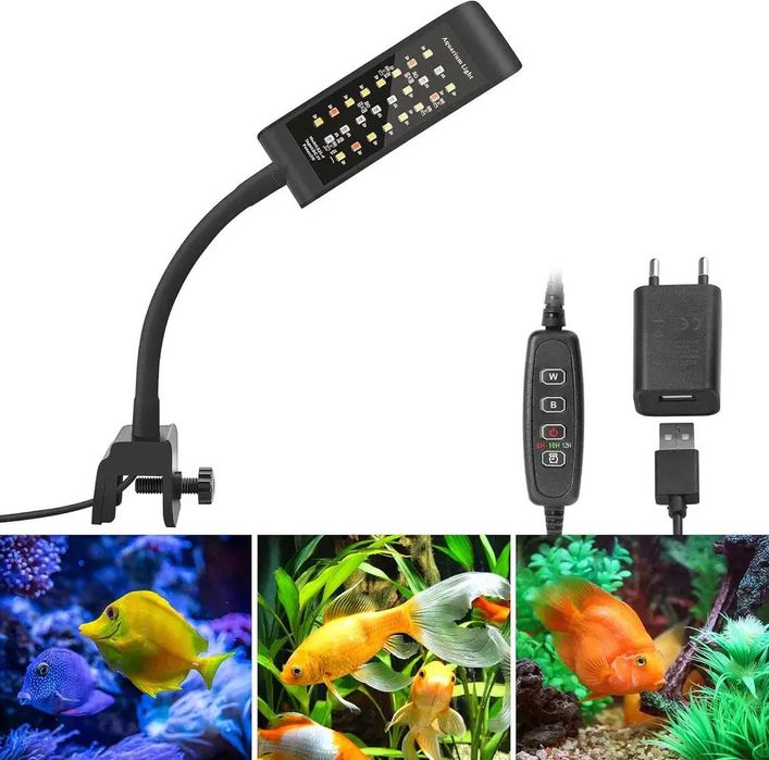 ПРОМО! LED лампа за аквариум, двойна или единична