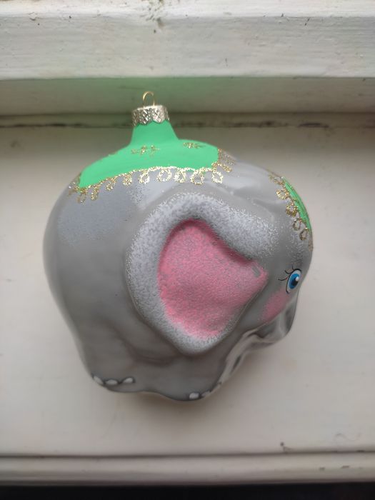 Игрушки ёлочные стеклянные