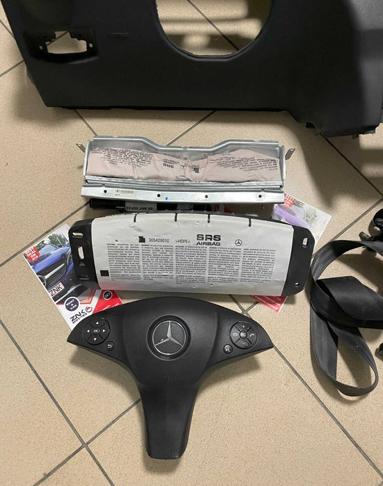 Mercedes Benz GLK X204 - plansa de bord - kit airbag - set centuri