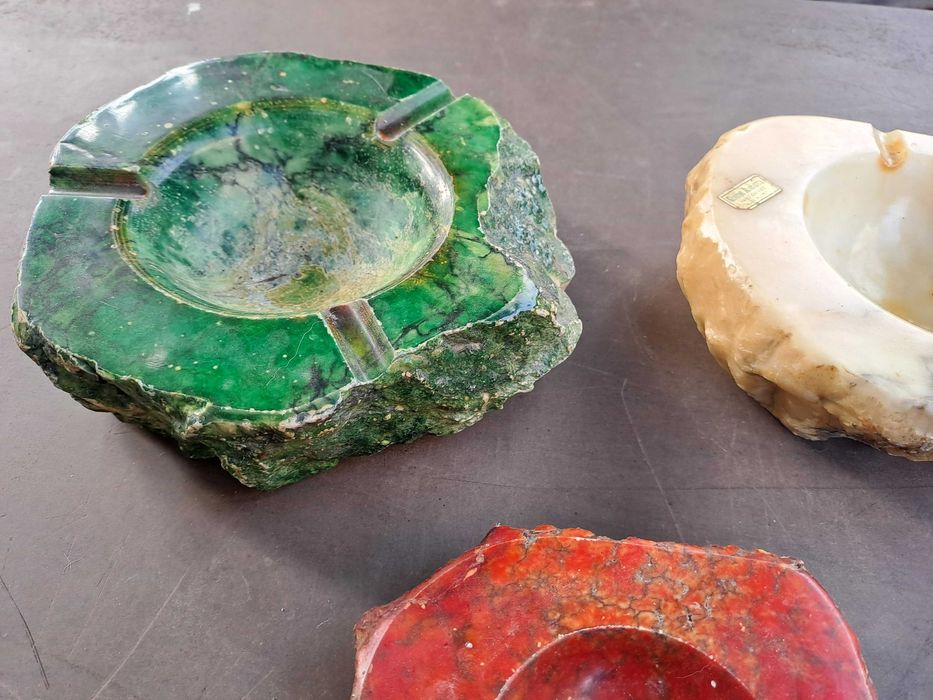 alabastru verde Romano Bianchi scrumiera onix cadou