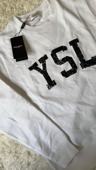 Bluza crewneck ysl saint laurent slp