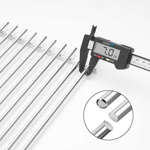 Gratar oțel inoxidabil 60cm/44,5cm ,compus din 2 buc de 30 /44,5