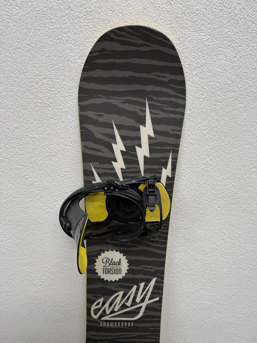 placa snowboard easy black torsion 156 cm