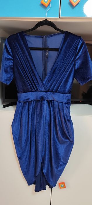 Rochie scurta din catifea