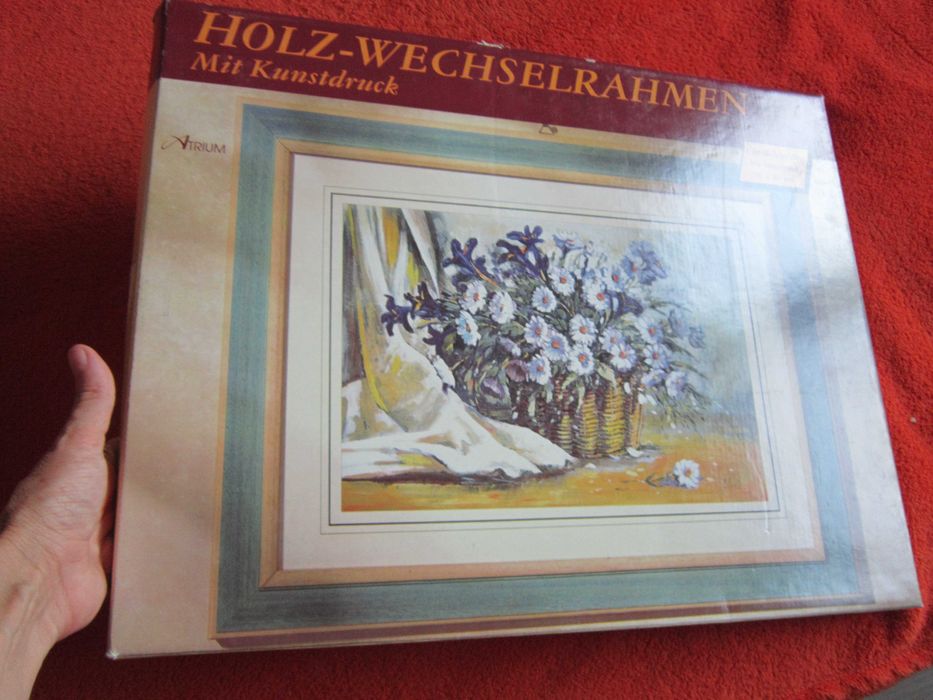 cadou rar 2x noua rama lemn,verde superba Germania