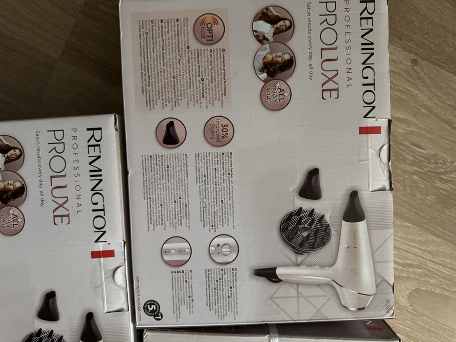 Uscator Remington PROluxe AC9140, 2400 W, 3 trepte temperatura, Alb