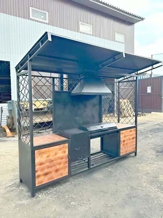 Мангальная зона для дома