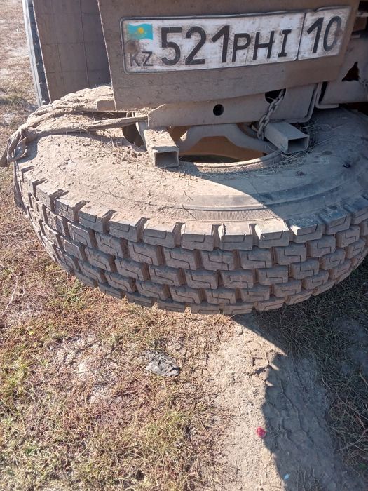 Камаз с прицепом самосвал