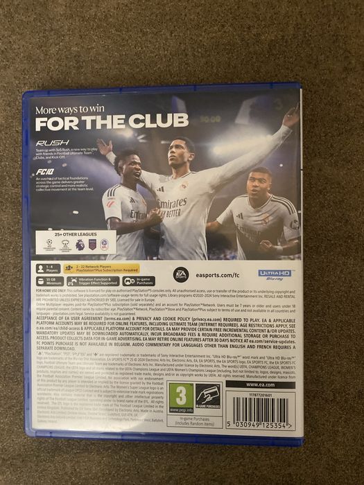 FC 25 новый диск для PS5
