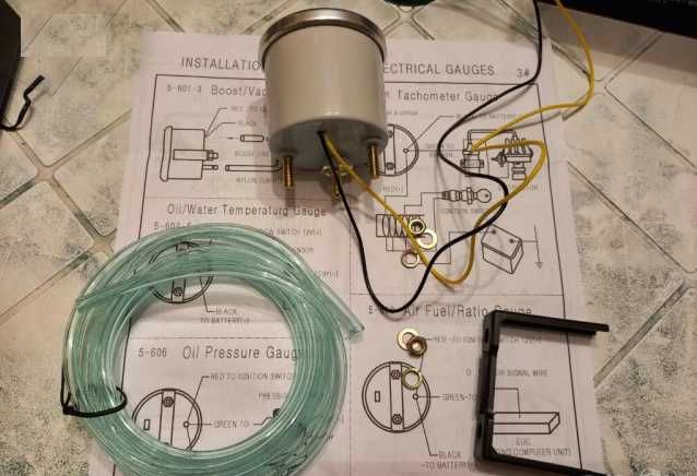 Бустметър 3 бара механичен, буустметър, Boostmeter 52мм