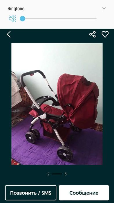 Детская коляска в хорошем состоянии