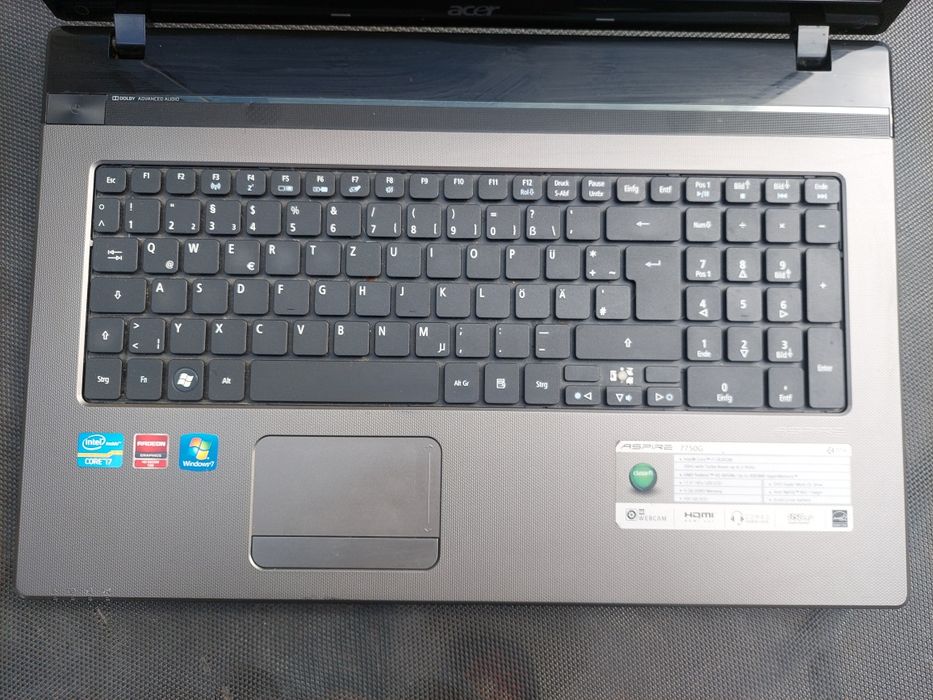 Laptop Acer Aspire 7750 i7