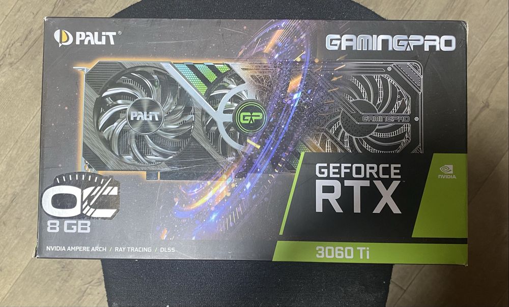 Rtx 3060ti palit 6шт с коробками. Обслужены.