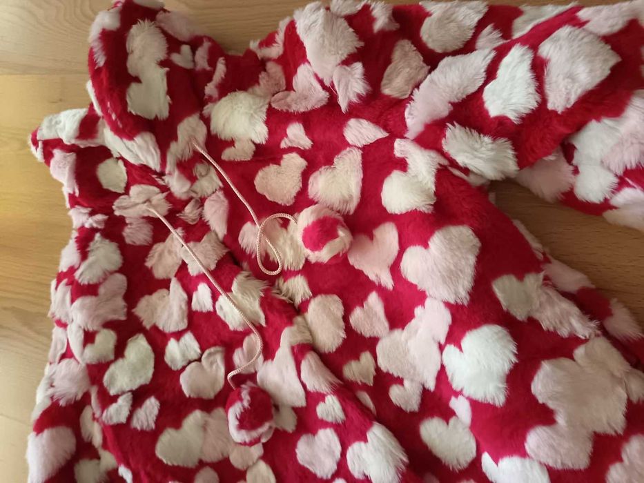 Пухкаво детско палтенце