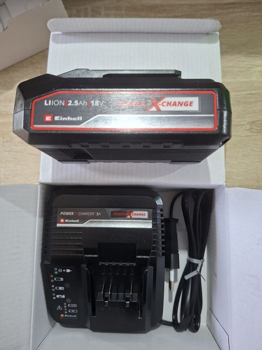 Încărcător + acumulator einhell