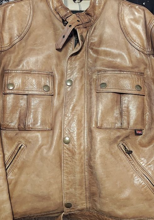 Belstaff leather jacket ( geacă piele motor )