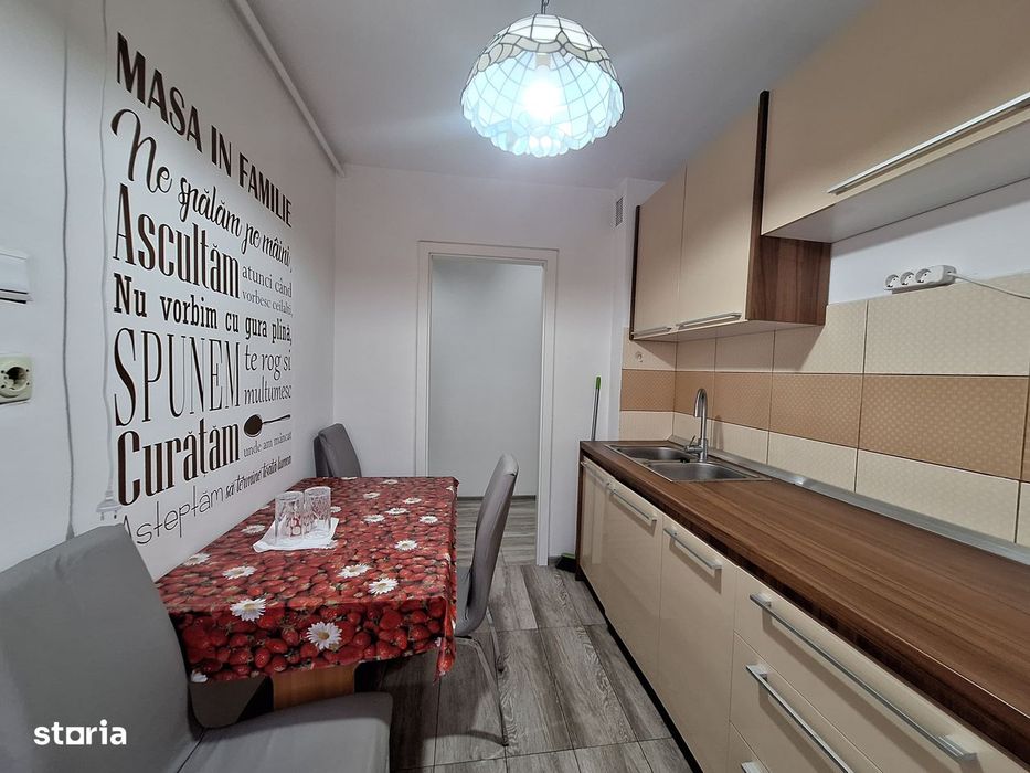 Apartamet 3 camere-67 mp-Etaj 2-Centrala proprie-Mobilat si utilat-Sag
