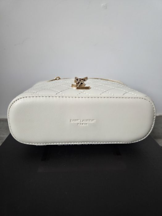 YSL Saint Laurent Gaby Vanity White