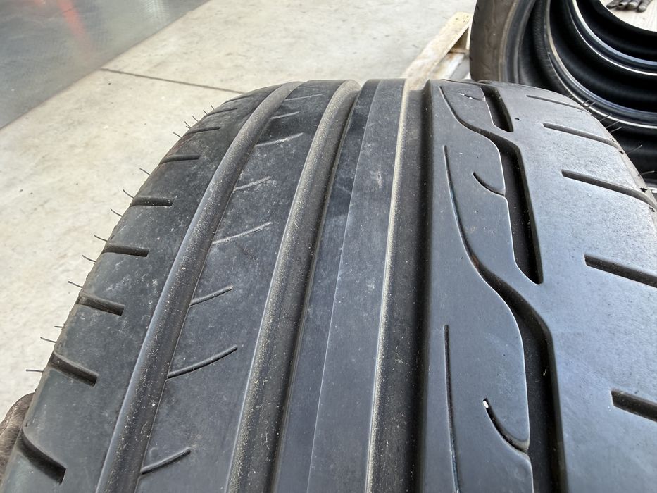 4бр. ОТЛИЧНИ Летни Гуми С Борд 225/45R/19 -DUNLOP- DOT:4918- 7.0мм+6.5мм