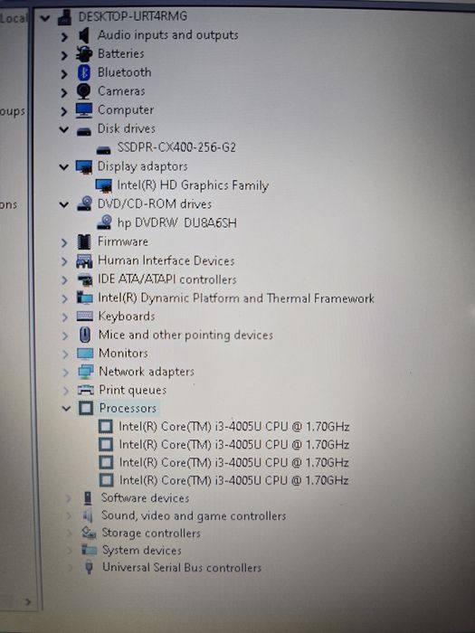 Laptop Hp 250 G6 I3 8 giga 256 ssd