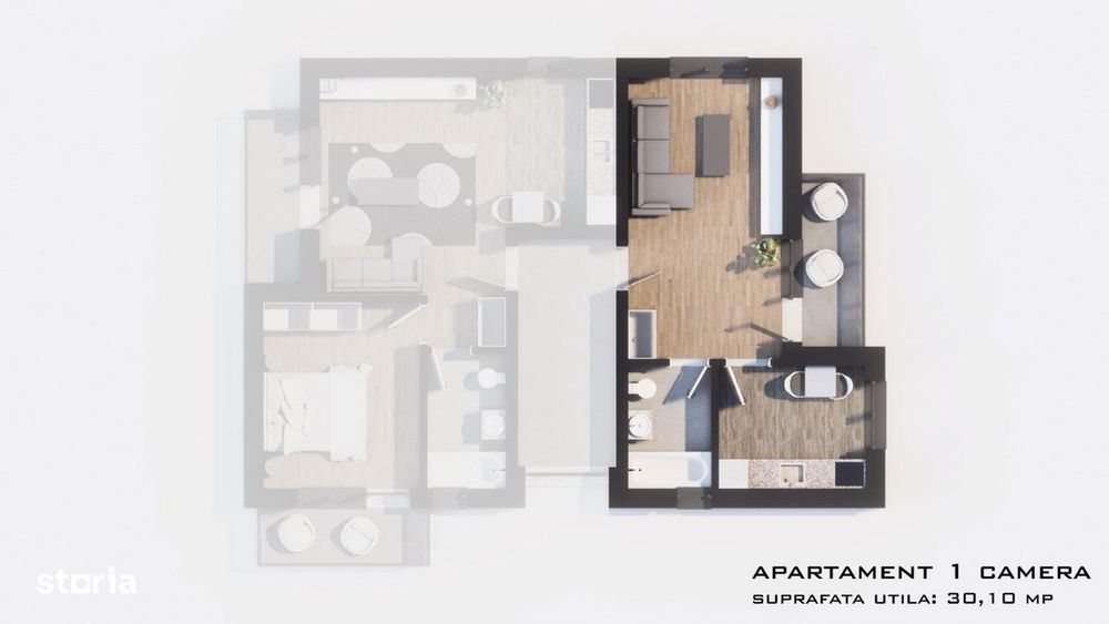 Apartamente 1-2 Camere+Curte Proprie-- Direct De La Dezvoltator