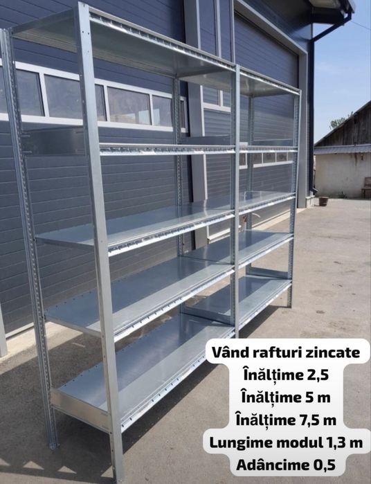 Rafturi metalice (zincate ) regalbile pret bun