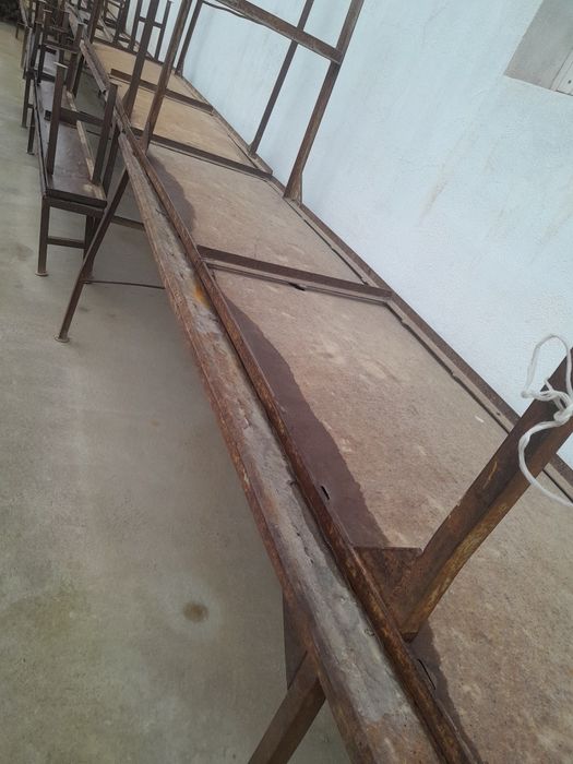 Temir stol stul 14 komplekt.    14 stol 28 stul