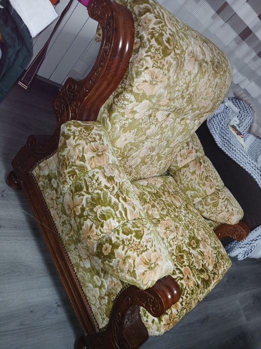Fotoliu vintage lemn masiv