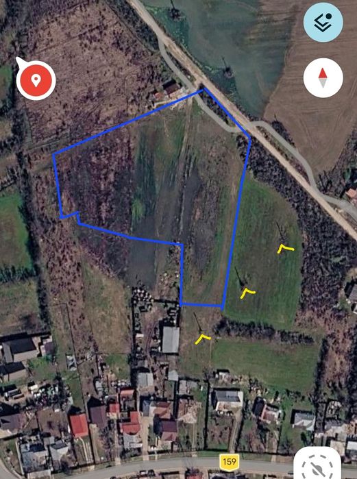 Teren intravilan de 11.000 mp, direct proprietar, zona Niculesti -Peris,IF , lângă National Golf and Country Club, ideal pentru dezvoltări imobiliare!