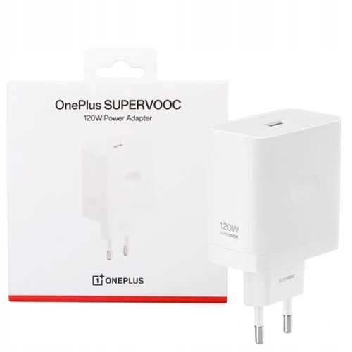 OnePlus SuperVOOC 120W GaN Power Adapter Charger, Бял, Оригинално Зарядно
