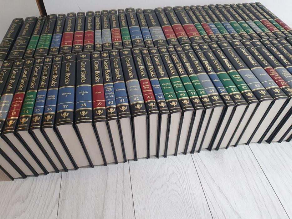 Set The Great Books of The Western World, Complet, 60 vol, IMPECABIL,NOU, Ed a 5-a
