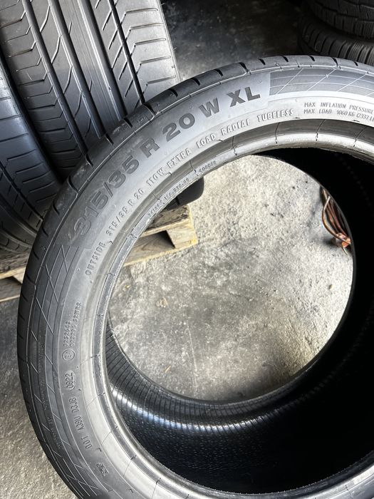 4 anvelope vara Bmw X5 , X6 ca NOI , 315/35/20 + 275/40/20 , Continental , RunFlat , DOT 2022 , 7 mm !