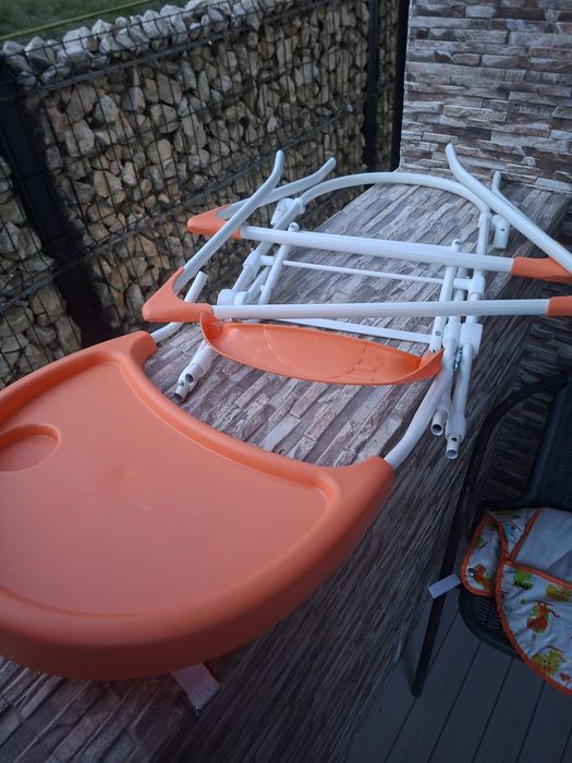 Scaun de masa Bebe Vanora VVHC15-ORG, Portocaliu