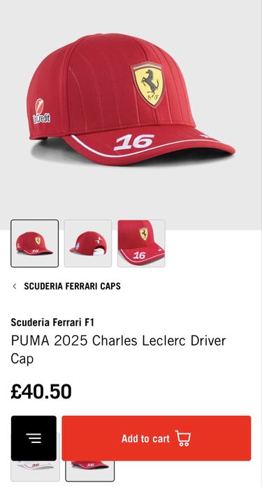 Продам кепку Ferrari