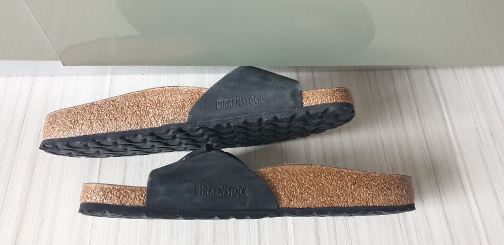 BIRKENSTOCK Leather  Germany / 42/27см. НОВО ОРИГИНАЛ! Дамски Чехли!