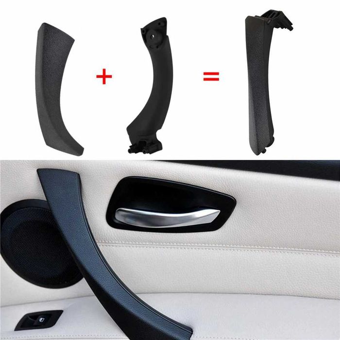 Maner Interior Pasager Dreapta Negru Bej Crem BMW Seria 3 E90 E91 E92