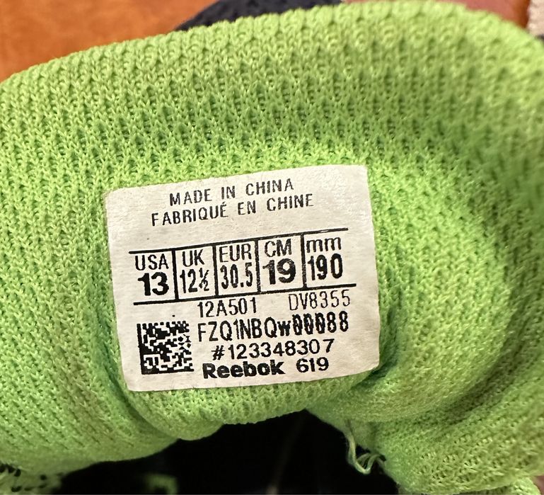 Кроссовки Reebok оригинал, размер 30,5