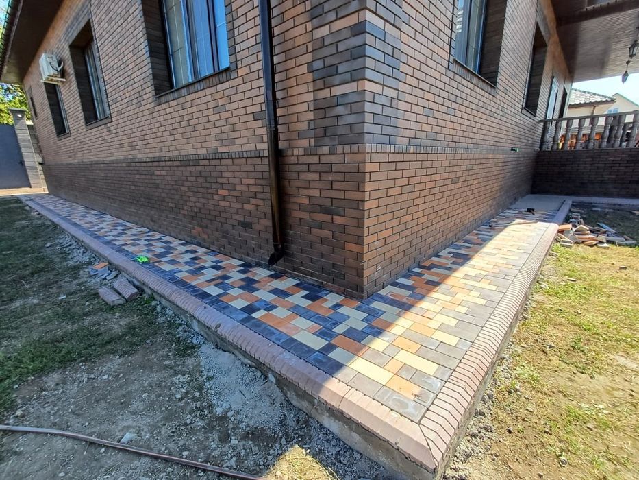 Укладка брусчатки