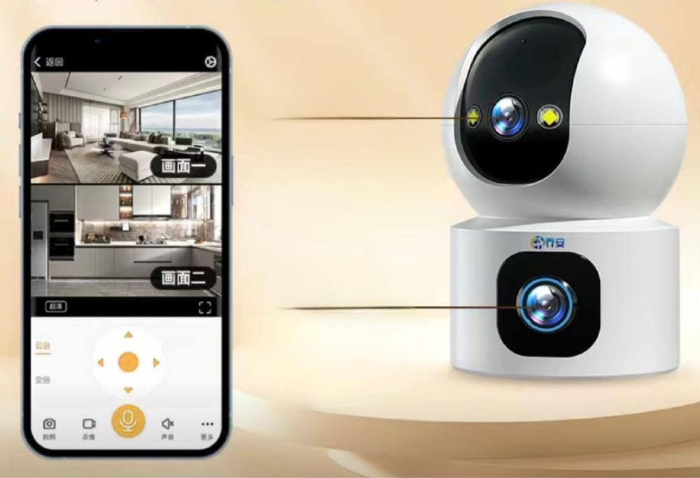 Камера видеонаблюдения 2в1