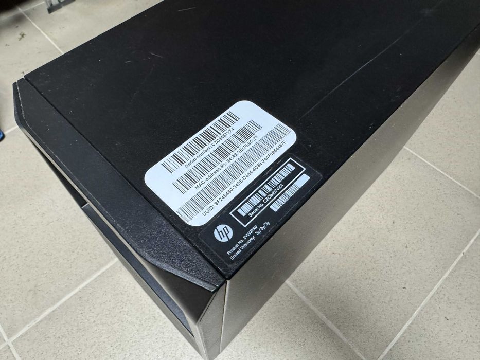 HP Z2 G4 Tower Xeon E 2174G 3.80GHz / 64GB DDR4 / 1TB + 256GB SSD