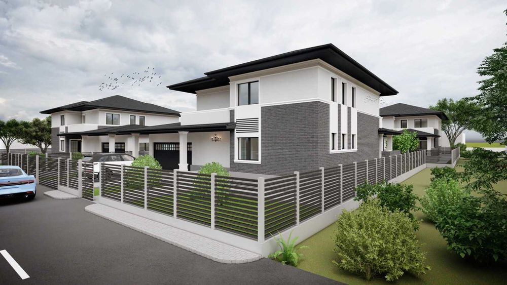 Teren 2.303mp în Bucium, cu autorizație construire 4 case individuale