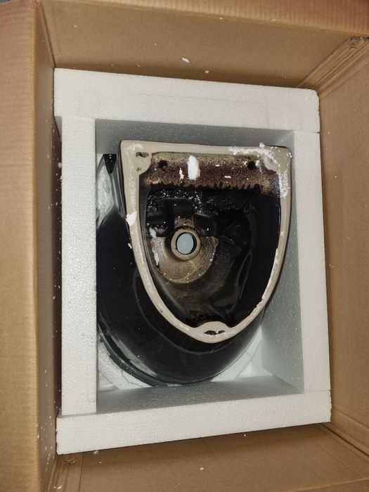 Wc bazin si bideu noi din ceramic negru lucios