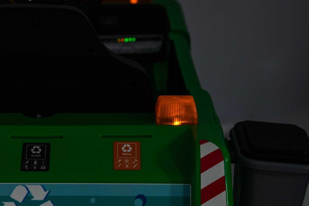 Masinuta electrica pt.copii Kinderauto Dumpster, 2x35W 12V Green