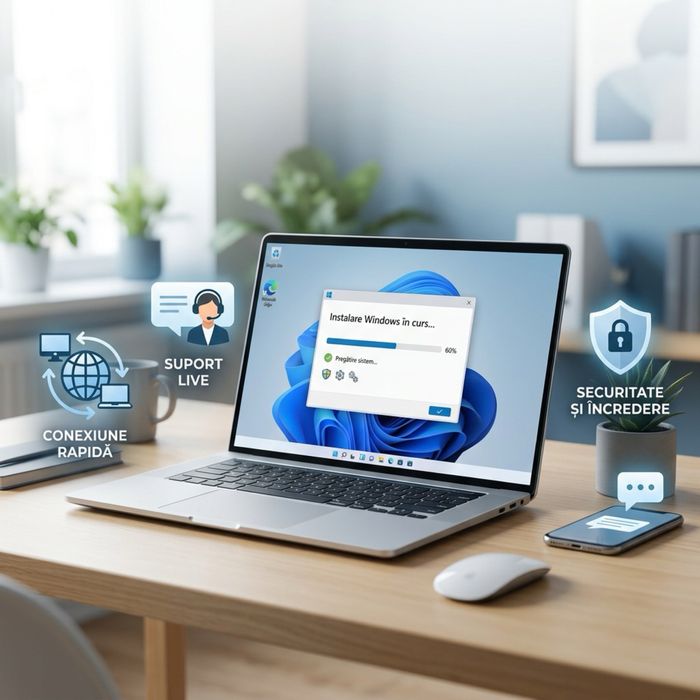 Instalare Windows 10/11 de la distanță