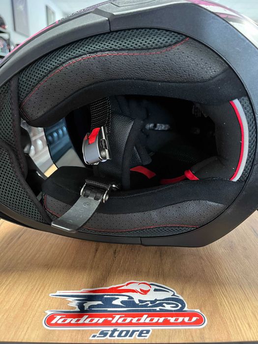 TОП ЦЕНА Мото каска за мотор NOLAN N87 LIGHT Pink/black/matt S 53-54