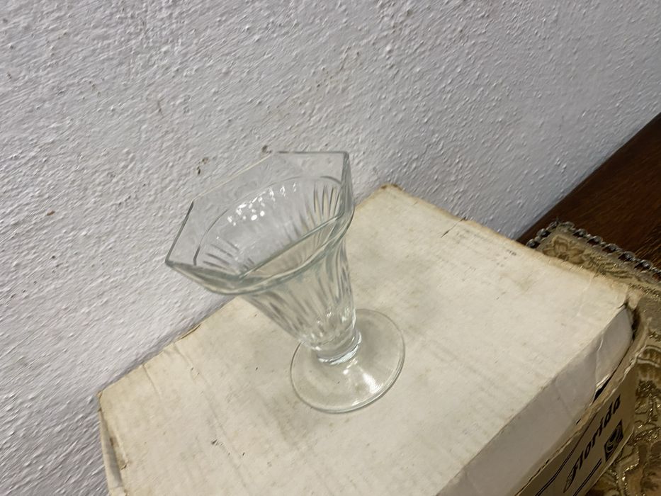 Стъклени купички Eisbecher Florida 1970те W Germany винтидж