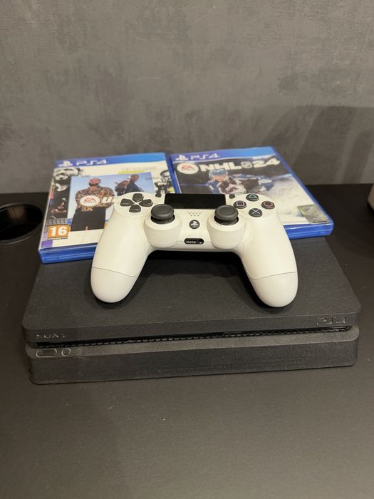 ps 4 slim с дисками