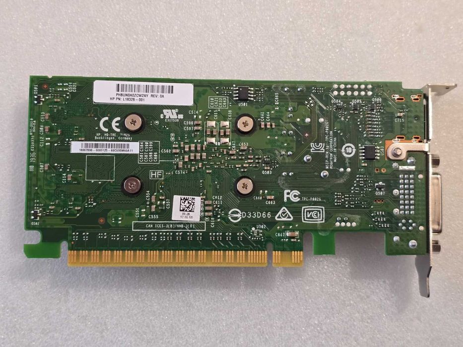 Placă Video NVIDIA GeForce GT 730 2GB DDR3 LP, HP L18326-001, Bracket Low Profile