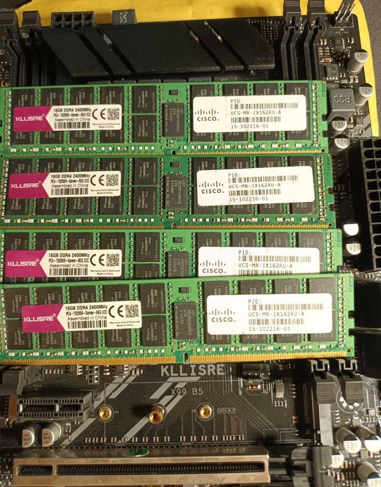 Kit Xeon E5-2666 v3; placa de baza; 4x16GB DDR4