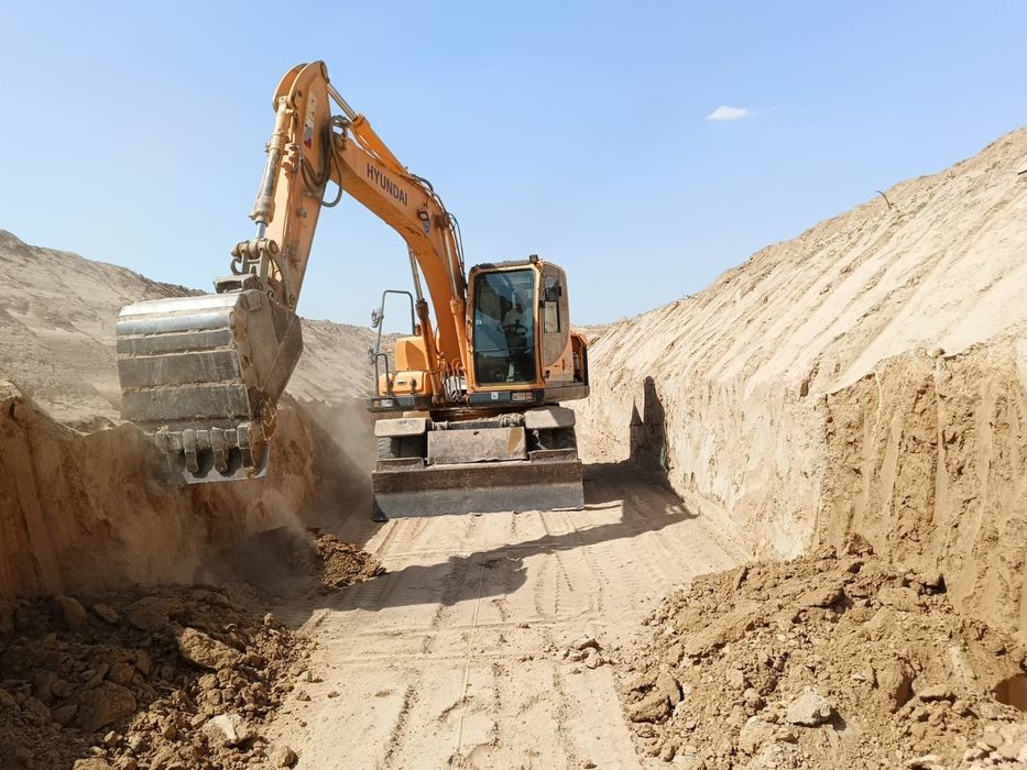 Услуга экскаватора гидрамолот рытье катлавана